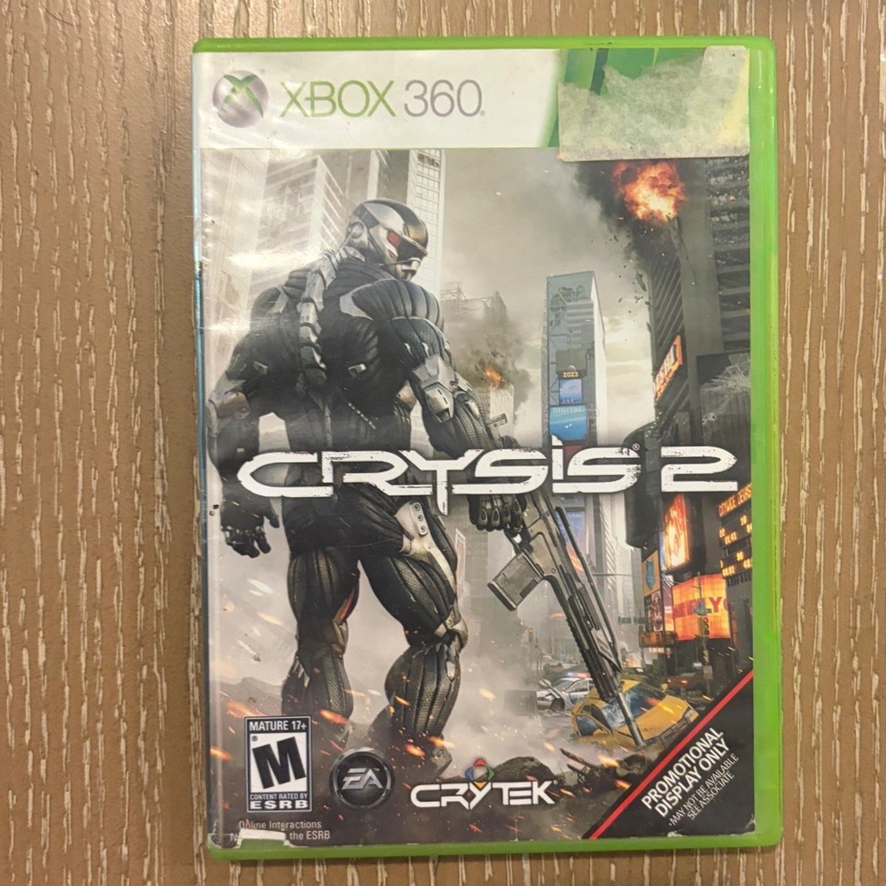 Crysis 2  Xbox 360 Game EA Crytek Promotional Case